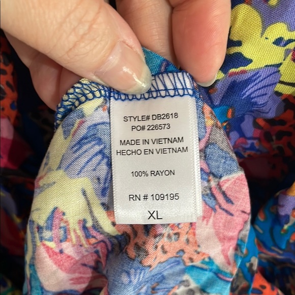 Love J Colorful Floral Mini Dress - Picture 6 of 6